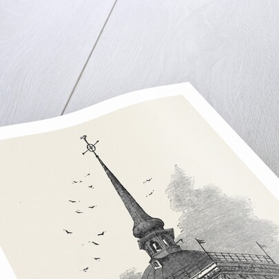 Cages on the Tower of Lamberti Church Münster in which the Remains of John of Leyden Knipperdoling and Krechting Were Hung by Anonymous