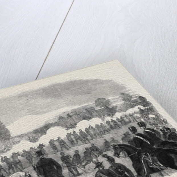 The Volunteer Movement: Review of the Cambridge University Volunteers and the Inns of Court Corps at Cambridge by Colonel M'Murdo in the Presence of the Prince of Wales 1861 by Anonymous