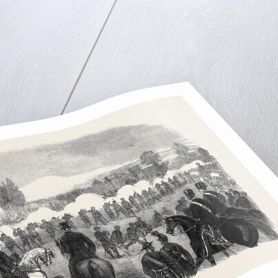 The Volunteer Movement: Review of the Cambridge University Volunteers and the Inns of Court Corps at Cambridge by Colonel M'Murdo in the Presence of the Prince of Wales 1861 by Anonymous