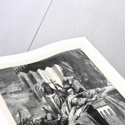 The Coronation of William the Conqueror', Now Exhibiting at the Society of Arts 1861 by Anonymous