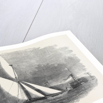 Royal Thames Yacht Club Match: The Thought Winning the £100 Plate 1861 by Anonymous