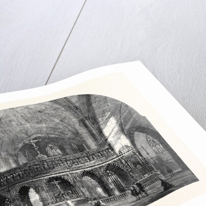 The Dom Münster Westphalia, in the Exhibition of the Old Water Colour Society 1861 by Anonymous