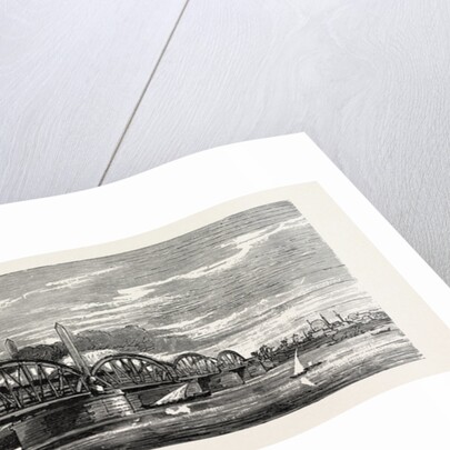 Egypt, Bridge, Engraving 1879 by Anonymous