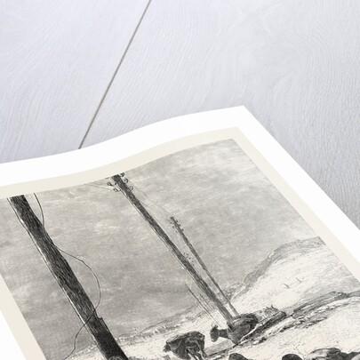 Telegraph Wires in the Desert by Anonymous