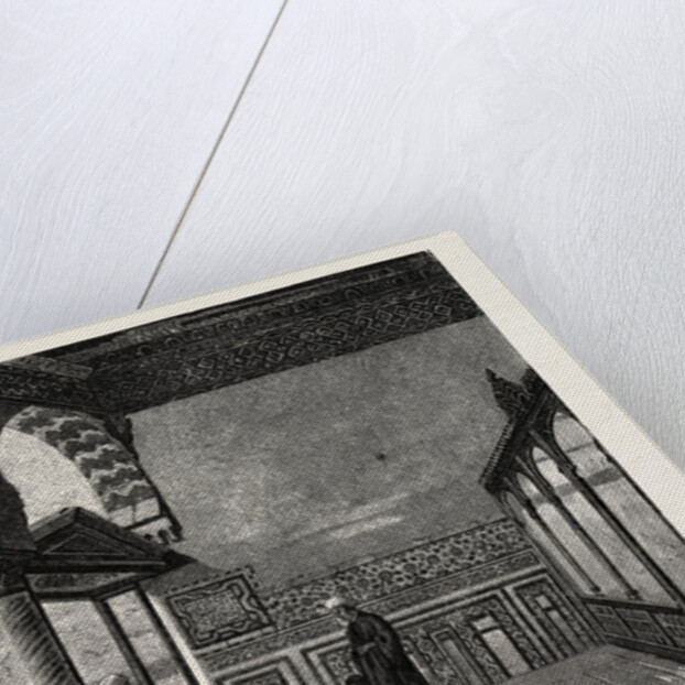 Open Hall in an Old Mameluke Palace at Cairo by Anonymous