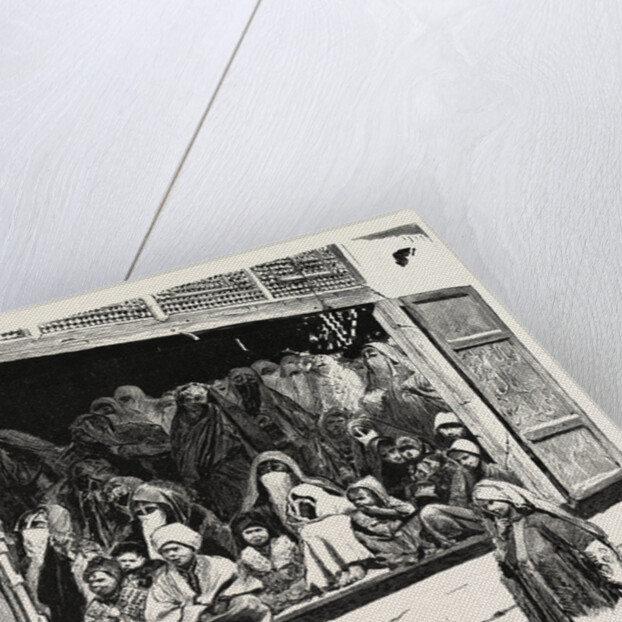 A Family and Their Guests Waiting For The Mah'mal by Anonymous