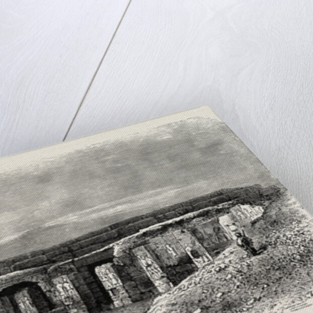 Forecourt With Pillars of the Temple of Abydos by Anonymous