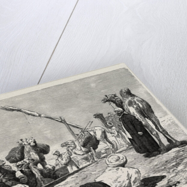 Fellah Ferry Between Keneh and Dendera by Anonymous