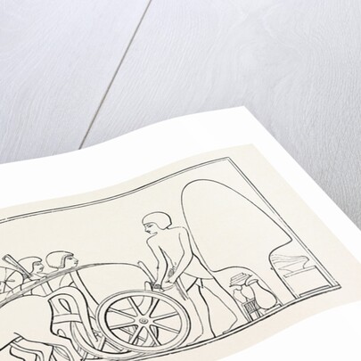 Four-horse Chariot of a Private Person From Abd-el-kurnah by Anonymous