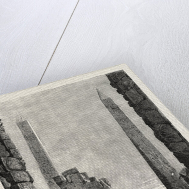 The Obelisks in the Oldest Part of Karnak by Anonymous