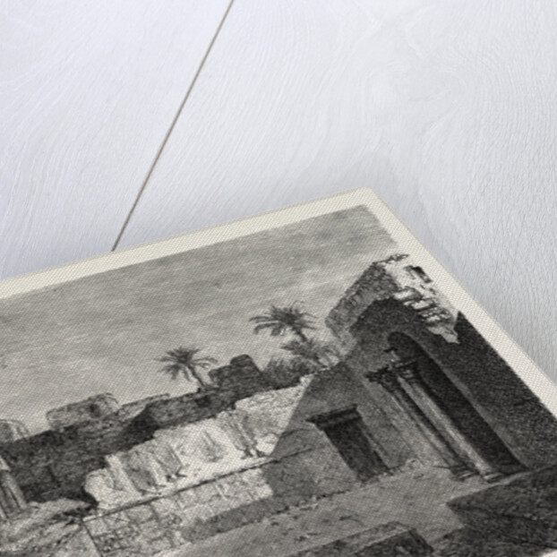 The Christian Place of Worship in the Temple of Luksor by Anonymous