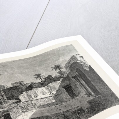 The Christian Place of Worship in the Temple of Luksor by Anonymous