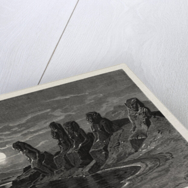 Sekhet Statues Near The Temple of Mut, Karnak by Anonymous