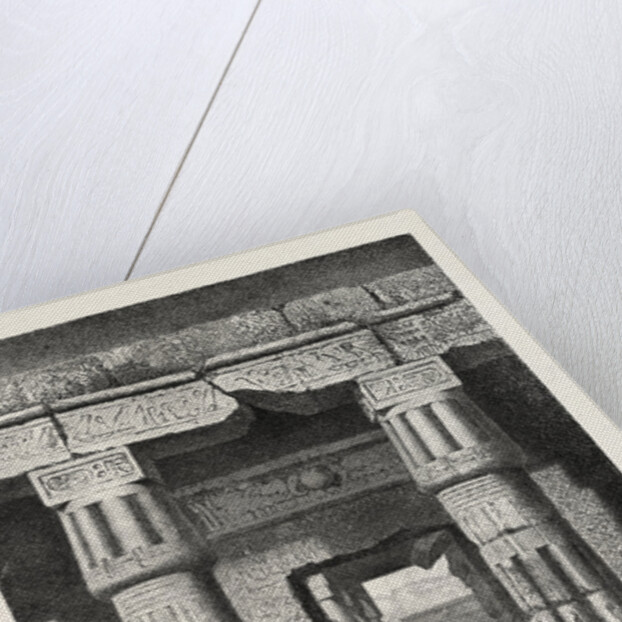 Forecourt and Entrance of the House of Seti (Temple of Kurnah) by Anonymous