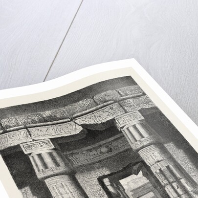 Forecourt and Entrance of the House of Seti (Temple of Kurnah) by Anonymous