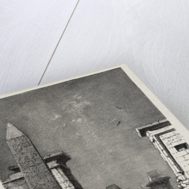 Pylons and Obelisk of Rameses Ii by Anonymous