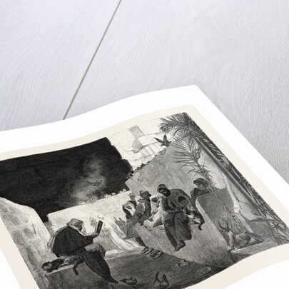 Reading The Koran in an Ancient Temple by Anonymous