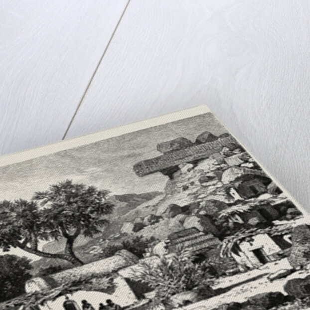 Village Near Assouan, Egypt, Engraving 1879 by Anonymous