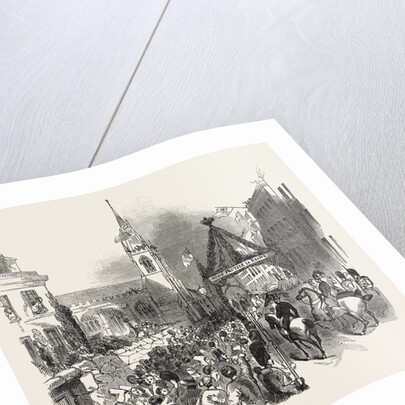 Queen Victoria Passing St. Mark's Church, Jersey, 1846 by Anonymous