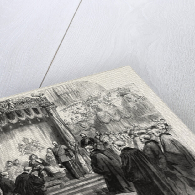 Queen Victoria's Visit to Birmingham, UK: Reading of the Birmingham Corporation' Address to Her Majesty in the Town Hall, 1858 by Anonymous