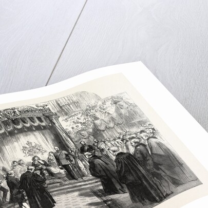 Queen Victoria's Visit to Birmingham, UK: Reading of the Birmingham Corporation' Address to Her Majesty in the Town Hall, 1858 by Anonymous
