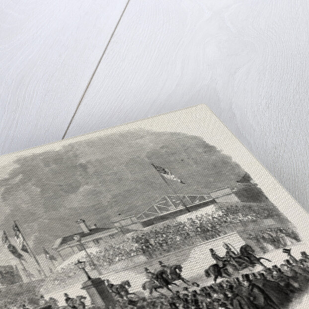 Queen Victoria's Visit to Leeds, UK: Her Majesty Leaving the Railway Station En Route to Woodsley House, 1858 by Anonymous