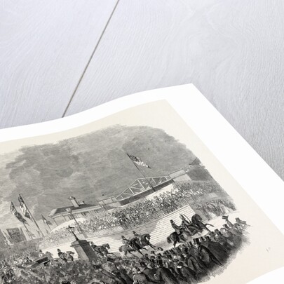 Queen Victoria's Visit to Leeds, UK: Her Majesty Leaving the Railway Station En Route to Woodsley House, 1858 by Anonymous