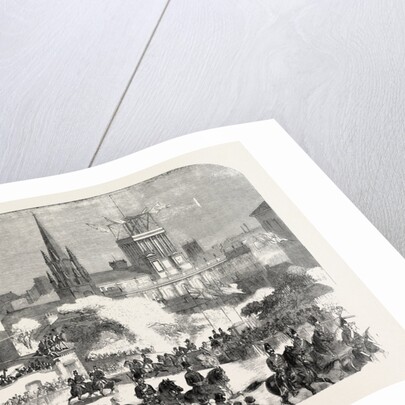 Queen Victoria's Visit to Leeds, UK: Her Majesty Passing Through Clarendon Road, 1858 by Anonymous