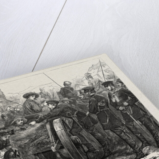 The Crown Prince Visiting the Wounded, 1870 by Anonymous