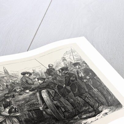 The Crown Prince Visiting the Wounded, 1870 by Anonymous