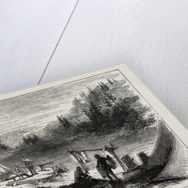 The Red River Expedition: Camp of 60th Rifles, Kaministiquia River, 1870, Canada by Anonymous