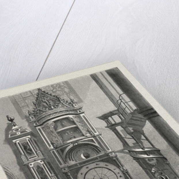 The Famous Astronomical Clock at Strasbourg Cathedral, France, 1870 by Anonymous