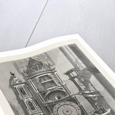 The Famous Astronomical Clock at Strasbourg Cathedral, France, 1870 by Anonymous