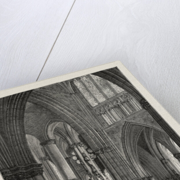 Interior of Strasbourg Cathedral, France, 1870 by Anonymous