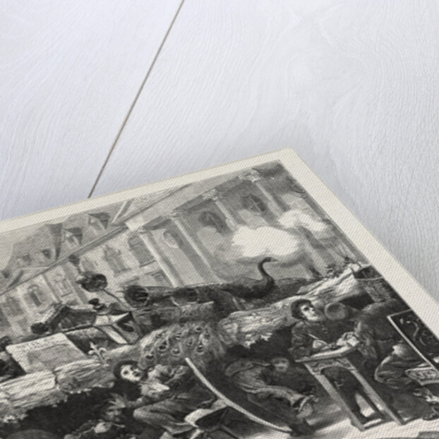 Prussian Barricade at the Chateau Meudon: The Noise of a Shell, 1870 by Anonymous