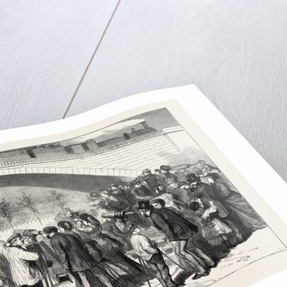Inside Paris, France: Two Sous for a Peep at the Prussians, 1870 by Anonymous
