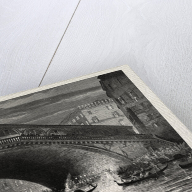 A Fete at Venice, Italy: The Rialto, 1870 by Anonymous