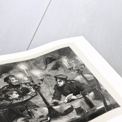 A Quiet Game at Cards, 1870 by Anonymous