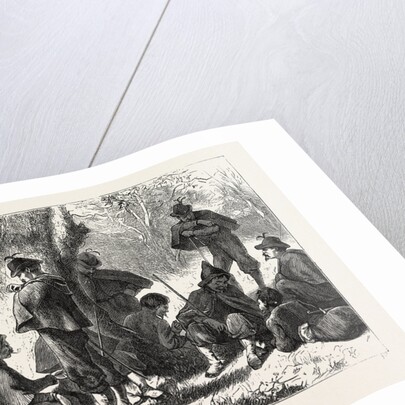 Advanced Post of Francs-Tireurs in the Forest of Orleans, 1870 by Anonymous