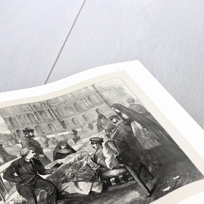 Wounded Soldiers Once More in the Sun, 1870 by Anonymous