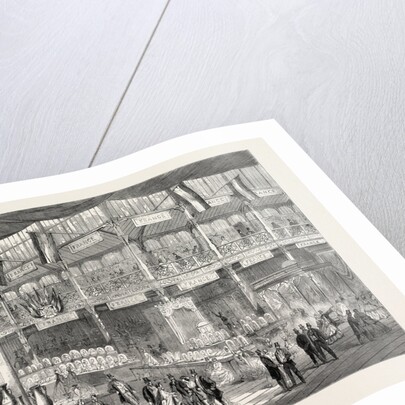 The French Court in the Dublin Exhibition, Ireland, 1865 by Anonymous