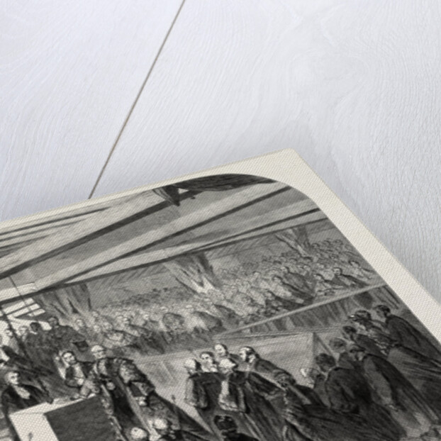 Lord Mayor Hale Laying Foundation Stone of New Blackfriars Bridge, London, 1865 by Anonymous