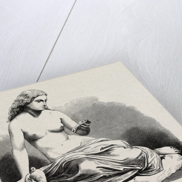 The Carrier Pigeon (W.C. Marshall, R.A., Sculptor. From the Late Exhibition of the Royal Academy, UK), 1865 by Anonymous