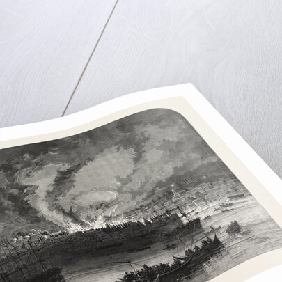 The Late Great Fire at Constantinople, Istanbul, Turkey, 1865 by Anonymous