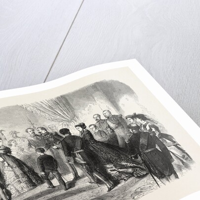 Meeting of the French and Spanish Royal Families in the Hotel De Ville, St. Sebastian, 1865 by Anonymous