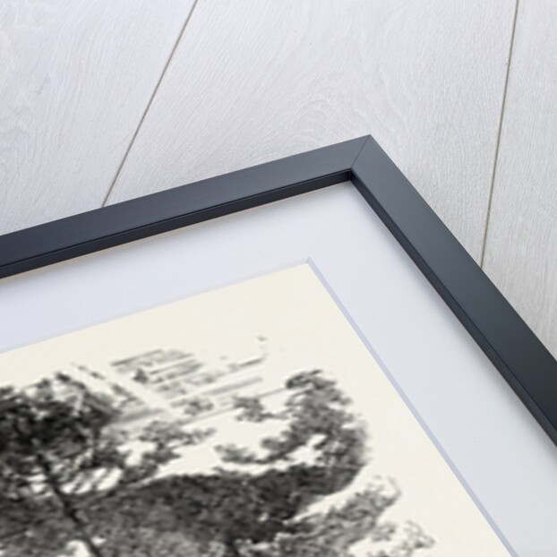 House and Statue of Joan of Arc, Jean D'Arc, at Domremy, Domremy-La-Pucelle, France, 1865 by Anonymous