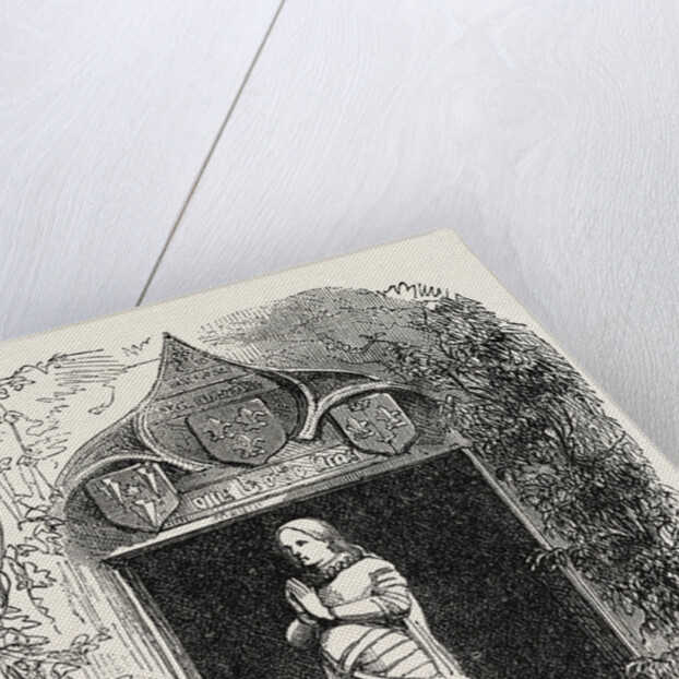 Statue of Joan of Arc, Jean D'Arc, Before Her House at Domremy, Domremy-La-Pucelle, France, 1865 by Anonymous