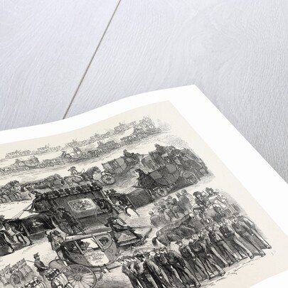 Funeral of Lord Palmerston: The Procession from Cambridge House to Westminster Abbey, London, 1865 by Anonymous