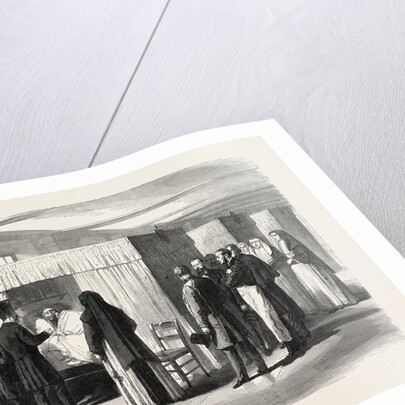 Visit of the Emperor of the French to the Cholera Wards of the Hotel Dieu, France, 1865 by Anonymous
