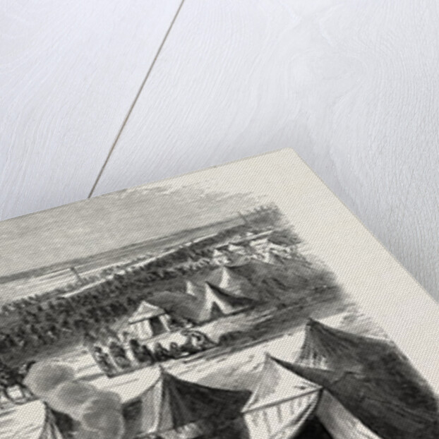The Suez Railway: Construction of the Line, 1857 by Anonymous